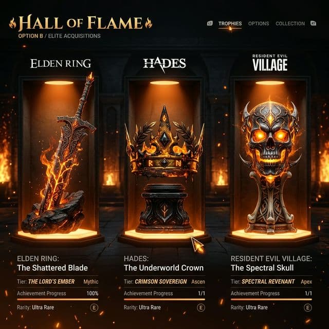 Questfire (Mockup) UI Mockup 3